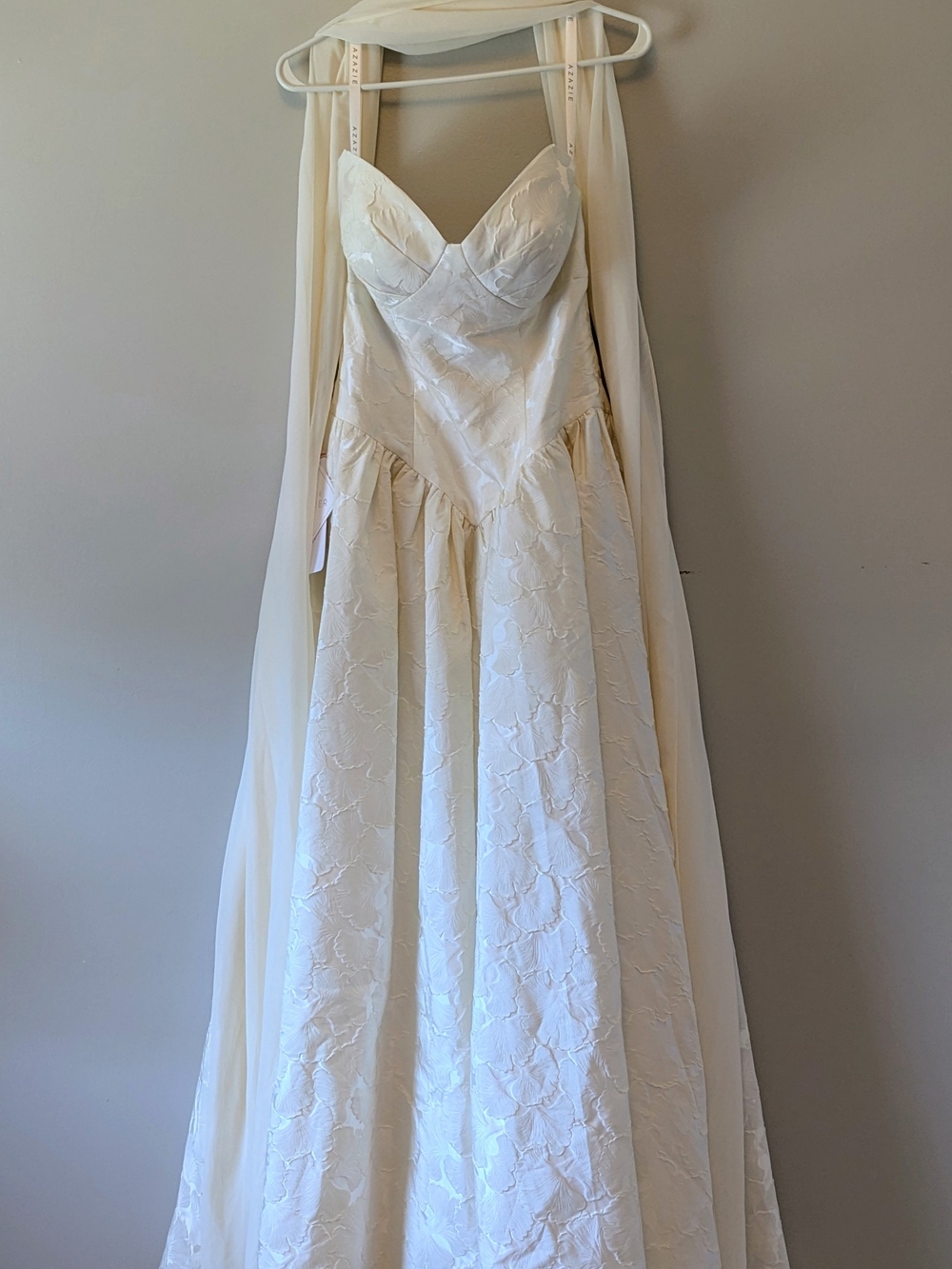 Astra French White Maxi Dress - Picture 6 of 9